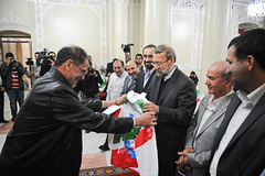 مراسم تجلیل از قهرمانان و مدال آوران رقابتهای پارالمپیک با حضور رییس مجلس شورای اسلامی